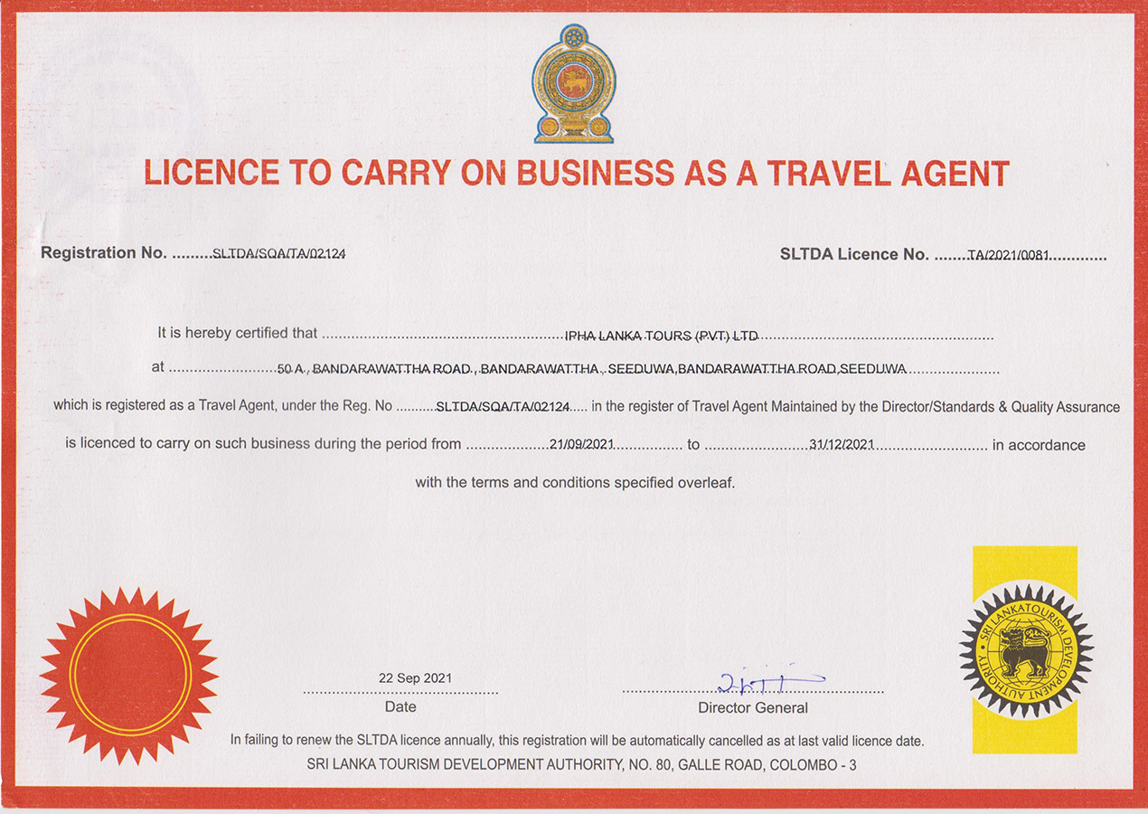Travel Agent Licence